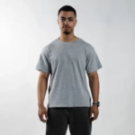 300 GSM Heather Grey Standard Tee 2.webp