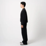 350 GSM 'Black' Fleece Crewneck (3)