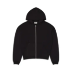 350 GSM 'Black' Zip Up Hoodie