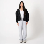 350 GSM Black Zip Up Hoodie 6.webp