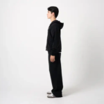 600 GSM Black Zip Up Hoodie 7.webp