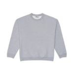600 GSM 'Heather Grey' Fleece Crewneck