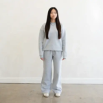 600 GSM Heather Grey Fleece Crewneck 2.webp