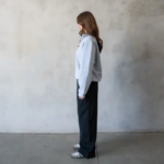 600 GSM 'Heather Grey' Quarter Zip Sweatshirt (3)
