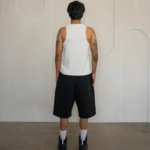 Black Baggy Sweat Shorts 4.webp