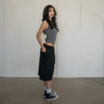 Black Baggy Sweat Shorts 6.webp