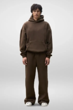 350 GSM 'Chestnut' Fleece Sweatpants (1)