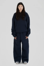 350 GSM 'Dark Navy' Fleece Sweatpants (1)