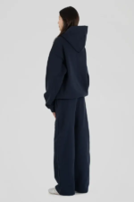 350 GSM 'Dark Navy' Fleece Sweatpants (2)