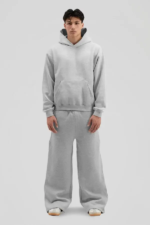 350 GSM 'Heather Grey' Baggy Sweatpants (1)