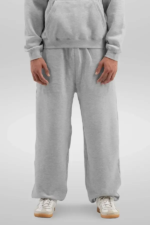 350 GSM 'Heather Grey' Cuffed Sweatpants