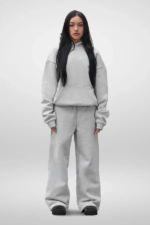 600 GSM 'Heather Grey' Core Sweatpants (1)
