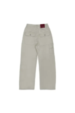 'Field' Cream Canvas Pants (3)