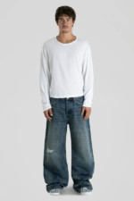 'Shroud' Washed Indigo Selvedge Denim (1)
